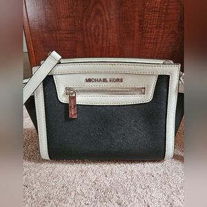 Michael Kors Black and White Women's Bag